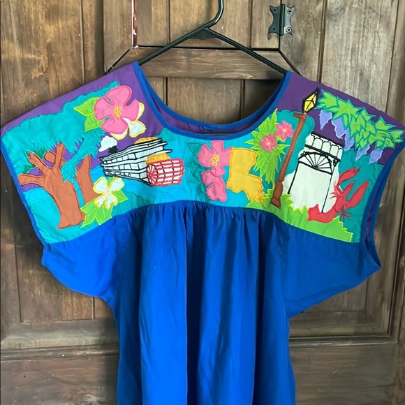 Southern image Louisiana dress size L - Picture 2 of 5